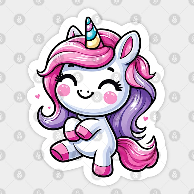 Unicorn S01 D54 Sticker by Houerd